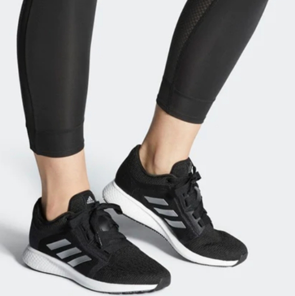 ADIDAS edge luxe 4 black white shoes size 6 - Picture 2 of 6